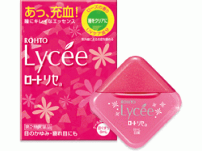 EYE Drops ROHTO LYCEE - 8 ml - ideal for contact lens users.